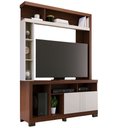 Ver imagem 2 de Estante Painel para Tv 50 Pol 136cm Efraim C04 Nogueira Real Off White Matte - Lyam Decor