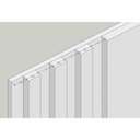 Ver imagem 4 de Cabeceira Cama Solteiro Ripada 1,60m Tn 100% Mdf Casa Lar Cor:titânio