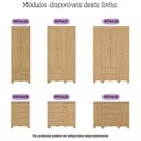 Ver imagem 4 de Berço Americano 3 em 1 com Colchão Incluso e Cômoda 2 Portas 4 Gavetas Dengo Multimóveis Mp4706