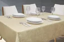 Ver imagem 3 de Toalha de Mesa 6 Lugares Jacquard 200x135 Admirare - Champagne