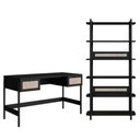 Ver imagem 4 de Escrivaninha com Estante Minimalista 2 Gavetas MDP 139cm Nero Artesano Móveis