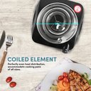 Ver imagem 4 de Elite Gourmet Esb301c Placa de Aquecimento Elétrica 1 Queimador Preto