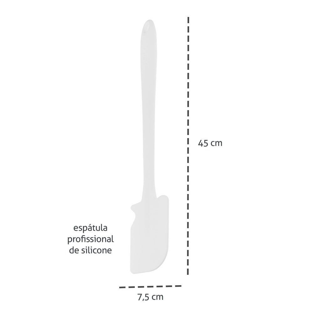 Luva Termica e Espatula Silicone Profissional Cabo Longo Kit Cozinha - 2