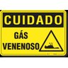 PLACA CUIDADO GÁS VENENOSO - 1