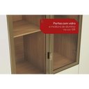 Ver imagem 7 de Guarda Roupa Casal 6PTS 4GAV Pé CB03T594 Of White Kappesberg