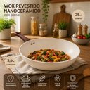 Ver imagem 2 de Frigideira Revestida Nanocerâmico 28cm - Creme