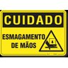 PLACA CUIDADO ESMAGAMENTO DE MÃOS S15 - 1