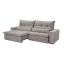 Ver imagem 3 de Sofá Grecia Veludo 02 Módulos de 120m B25cm Meu Sofá Online B026 Veludo Prata