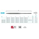 Ver imagem 2 de Lima Vallorbe Ourives Agulha Meia Cana 180mm Gr1 2402 Suiça