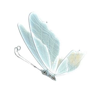 Luminaria Borboleta Led Branco Frio 60cm