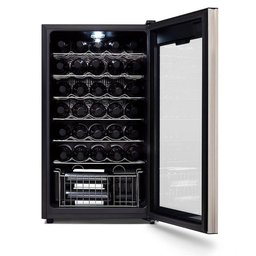 Adega Com Compressor Midea 34 Garrafas WBB342 Preto 220V - 3