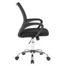 Cadeira Escritório Para Computador Giratória Manchester Fratini Preto - 3