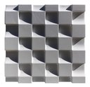 Ver imagem 2 de Forma 3D Gesso e Cimento ABS 1mm - Xadrez 30x30 cm