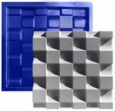 Ver imagem 1 de Forma 3D Gesso e Cimento ABS 1mm - Xadrez 30x30 cm