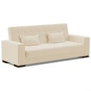 Ver imagem 1 de Sofá Cama Decorativo 210cm Beesley Linho Bege - Gran Belo