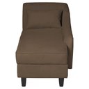 Ver imagem 4 de Recamier Diva França 1,40m Suede Marrom - Inova Decor