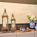 Ver imagem 2 de Kit 2 Lanternas Marroquinas Decorativas Clássica Envelhecida