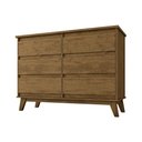 Ver imagem 3 de Cômoda Para Quarto Londres Com 6 Gavetas - Canela - Cor: Marrom