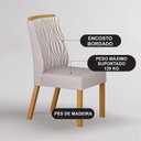 Ver imagem 3 de Sala de Jantar 6 Cadeiras Maciça 1,80x90 Ilhéus Arbo Design