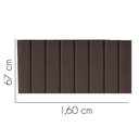 Ver imagem 2 de Painel Estofada Carla 160cm Queen Size Para Cama Box Quarto Corino Marrom - Gat Magazine
