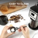 Ver imagem 7 de Amzchef Moedor Elétrico de Café 30 Níveis Precisos, 1-14 Xícaras, Prata