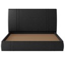 Ver imagem 3 de Cama Queen Flutuante com Cabeceira 160cm Astra S04 Couríssimo Preto - Lyam Decor