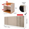 Kit 2 Mesinhas Madri Nicho Apoio Cama Cabeceira Luana Aérea Fixa Parede Decoração Quarto Casal - 7