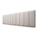 Ver imagem 1 de Placas Cabeceira King 200cm X 60cm 10 Placas Suede Off White