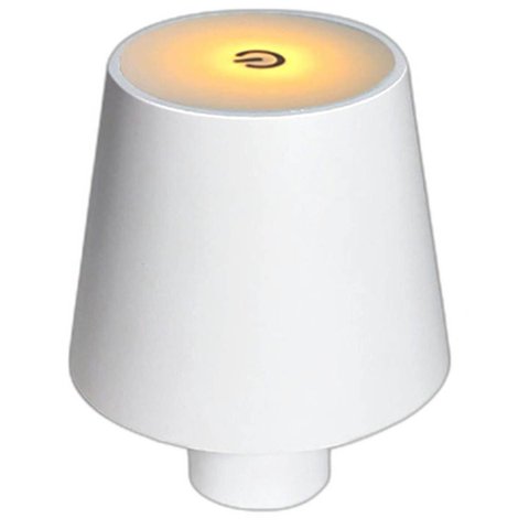 Luminaria Abajur De Mesa Garrafa Iluminaçao Led Recarregavel Ajustavel 3 Tons Decoraçao Sala Quarto