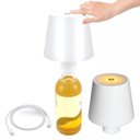 Ver imagem 7 de Luminaria Abajur De Mesa Garrafa Iluminaçao Led Recarregavel Ajustavel 3 Tons Decoraçao Sala Quarto