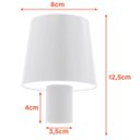 Ver imagem 2 de Luminaria Abajur De Mesa Garrafa Iluminaçao Led Recarregavel Ajustavel 3 Tons Decoraçao Sala Quarto