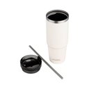 Ver imagem 3 de Pote Vidro Hermético Marmita 1l e Copo com Canudo 900ml Bege