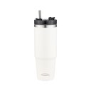 Ver imagem 2 de Pote Vidro Hermético Marmita 1l e Copo com Canudo 900ml Bege