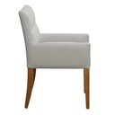 Ver imagem 7 de Kit 4 Cadeiras para Mesa de Jantar Angel Base Madeira Corano Fendi - Nexta Casa