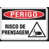PLACA PERIGO RISCO DE PRENSAGEM - 1
