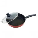 Ver imagem 3 de Frigideira Antiaderente de Teflon com Tampa de Vidro 25cm