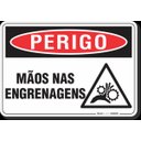 Ver imagem 1 de PLACA PERIGO MÃOS NAS ENGRENAGENS