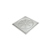 Tampa Ralo Grelha Quadrado 10x10 Inox Rotativa C/caixilho - 1