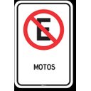 Ver imagem 1 de PLACA PROIBIDO ESTACIONAR MOTOS