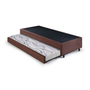 Ver imagem 7 de Bicama Box Solteirão Suede 96x203x28 Cm com Colchão Auxiliar Ecoflex
