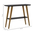 Ver imagem 3 de Aparador Mônaco para Sala de Estar Pés Madeira Decorativo 