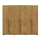 Ver imagem 2 de Guarda-roupa Dubai Majestic 6 Portas 6 Gavetas com Maleiro Interno Nature 100% Mdf - Vila Rica