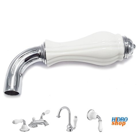 Cruzeta para Acabamento Windsor Deca Cromado com Branco - 4474041