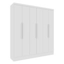 Ver imagem 2 de Guarda-Roupa Casal com 6 Portas e 4 Gavetas 180cm Multimóveis CR35483 Neve