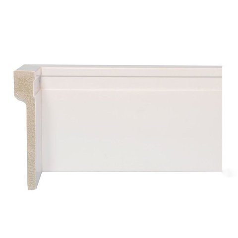 Rodapé de Poliestireno Sobrepor 15cm x 20mm Metro Linear - Barra 2,40m