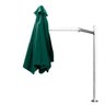 Ombrelone Lateral Verde - 2,00m de Diâmetro - em Alumínio - para Fixação no Piso - Persianet - 4