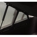 Ver imagem 4 de Cama Box Baú Casal Blindado Linhão Preto Com Pistão A Gás