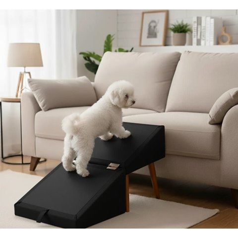 Rampa Pet Antiderrapante, Tecido Suede.