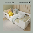 Ver imagem 4 de Cama Montessori Solteiro Infantil – Baixinha e Super Segura