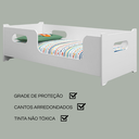 Ver imagem 2 de Cama Montessori Solteiro Infantil – Baixinha e Super Segura